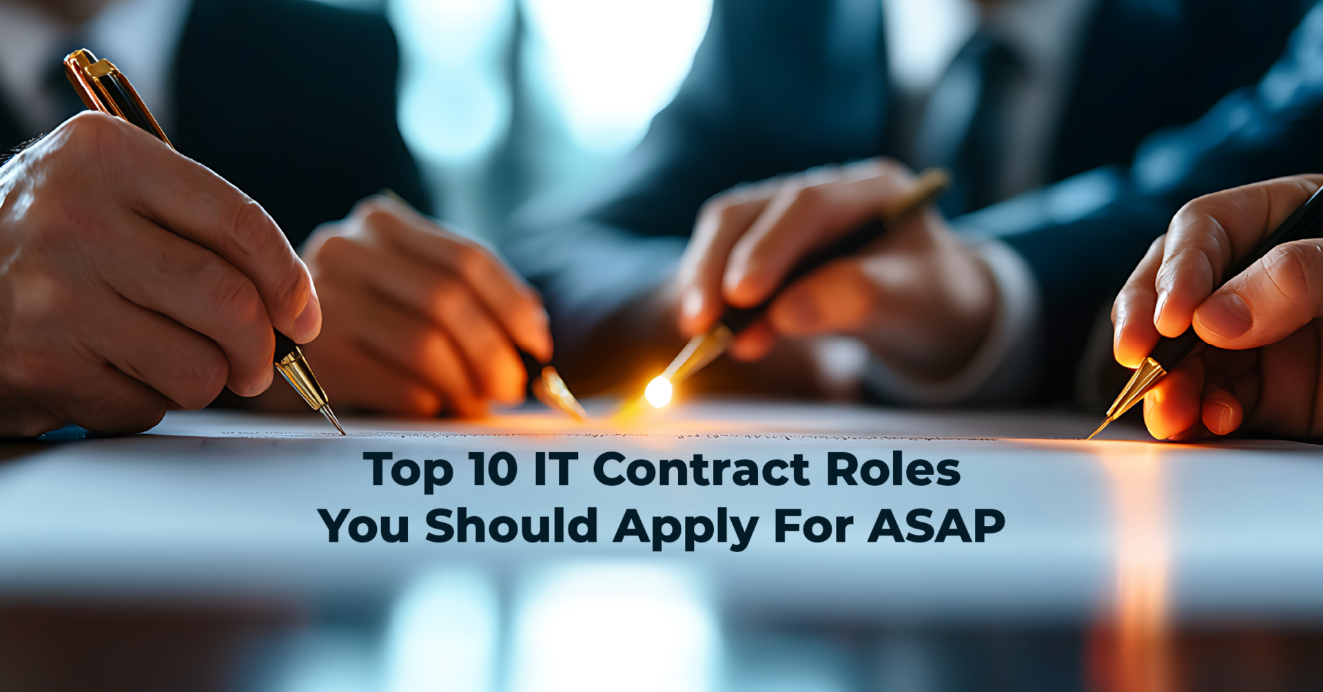 Top 10 IT Contract Roles You Should Apply For ASAP